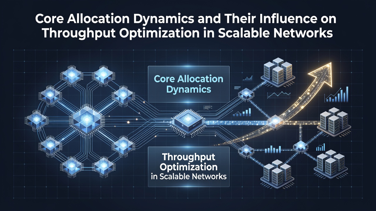 Core Allocation Dynamics and Their Influence on Throughput Optimization in Scalable Networks